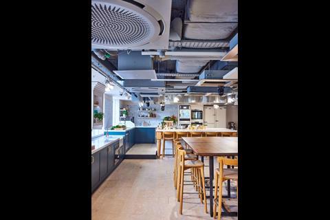 Kitchen facilities at Fortnum & Mason Food & Drink Studio